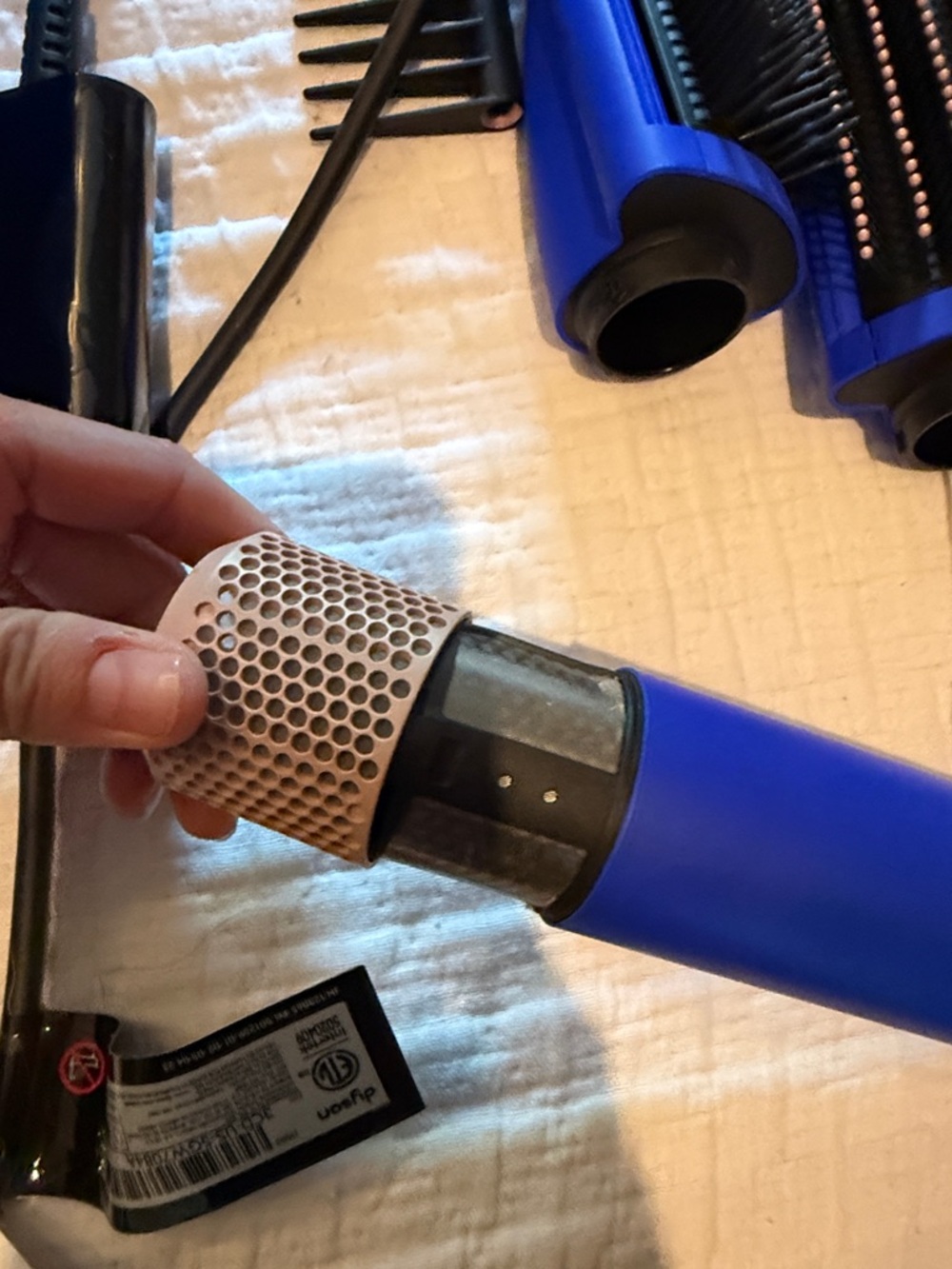 Dyson Royal Blue Airwrap Styling Wand with Rose Gold Trim - Picture 12 of 14